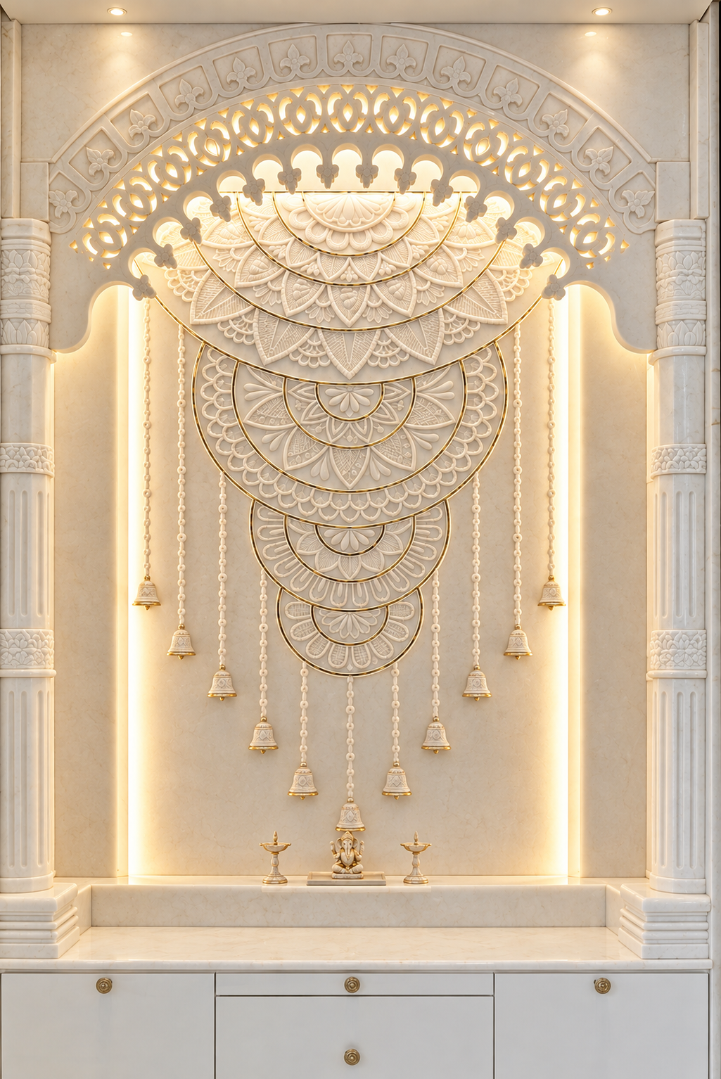 Mandala Bell Shrine